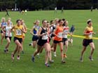 Start of the senior womens Northern Cross Country Relays, Graves Park, Sheffield.